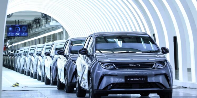 China's EV sales set to overtake traditional cars years ahead of west
