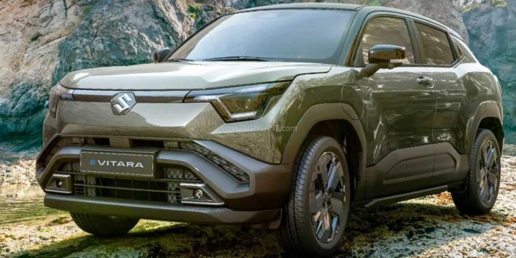 Maruti eVitara Electric SUV Officially Teased Ahead Of Debut Next Month